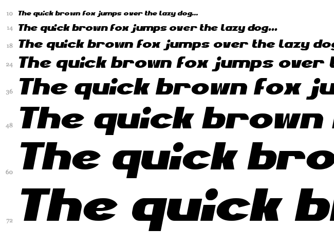Just Do Good font waterfall